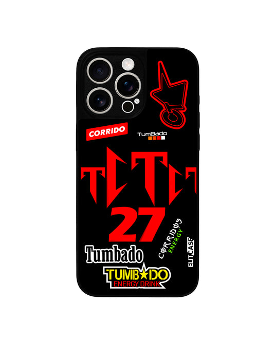 Funda personalizada Borde Negro para celular inspirada en BARBAS HATS - CT X RACING de la marca ELITCASE.