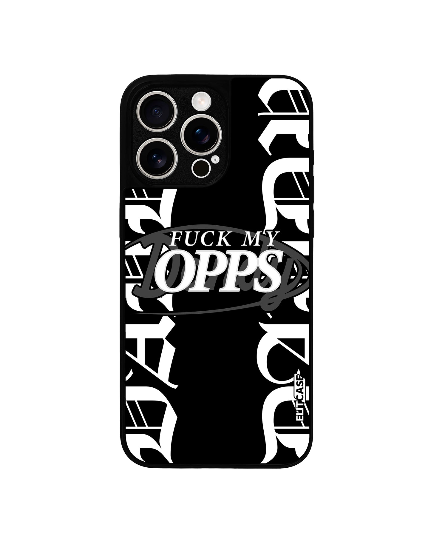 Funda personalizada Borde Negro para celular inspirada en DANDY HATS - FUCK MY OPPS de la marca ELITCASE.