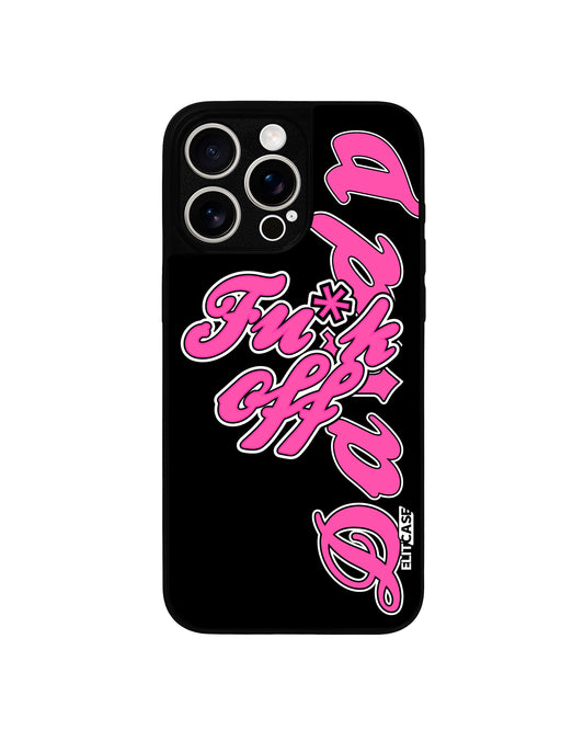 Funda personalizada Borde Negro para celular inspirada en DANDY HATS - FUCK OFF de la marca ELITCASE.